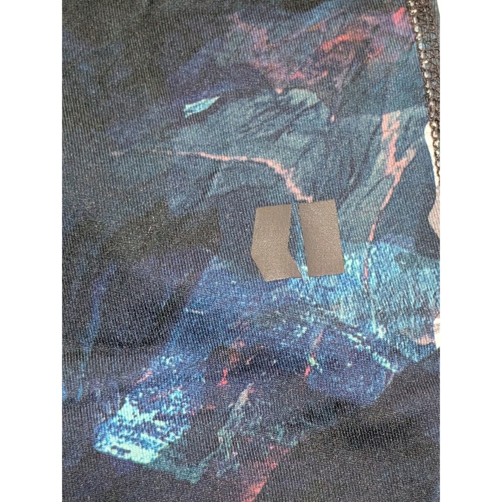 Armada Womens Base Layer Leggings Blue Camo Mountain Print Tights Small - Picture 3 of 5